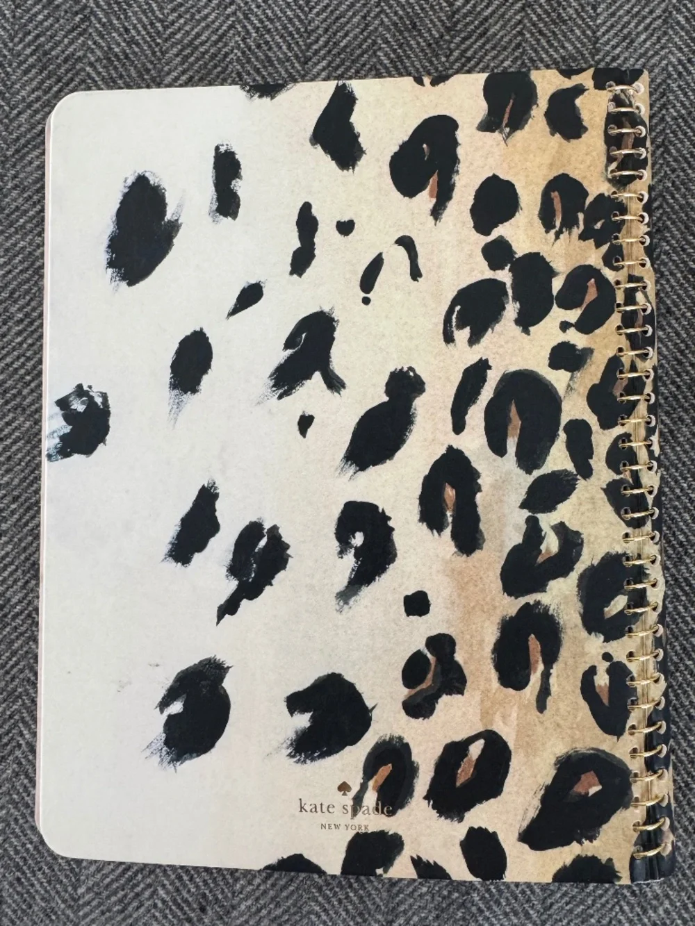 NWOT, KATE SPADE SPIRAL NOTEBOOK IN LEOPARD PRINT